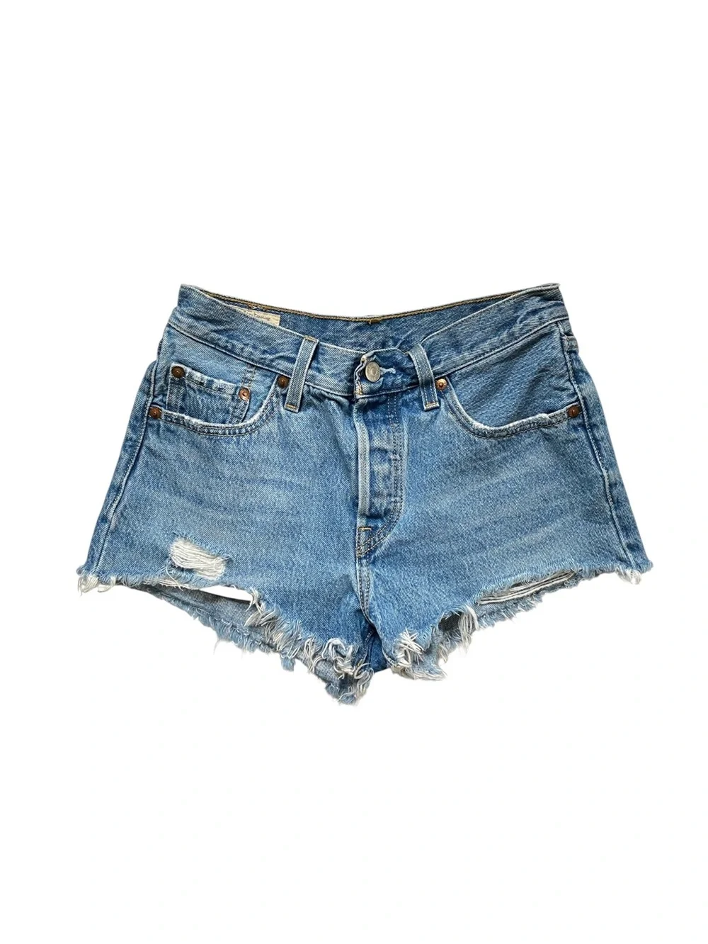 Levi’s 501 Premium Denim Button Fly Short Shorts W25